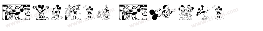 Mickey Mouse字体转换